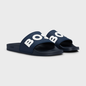 Slides With Raised Logo
